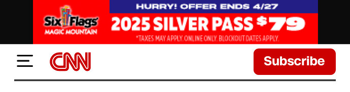Cellphone - Advertisement on safari