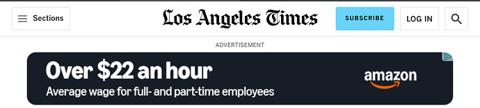 IPad - Advertisement on safari