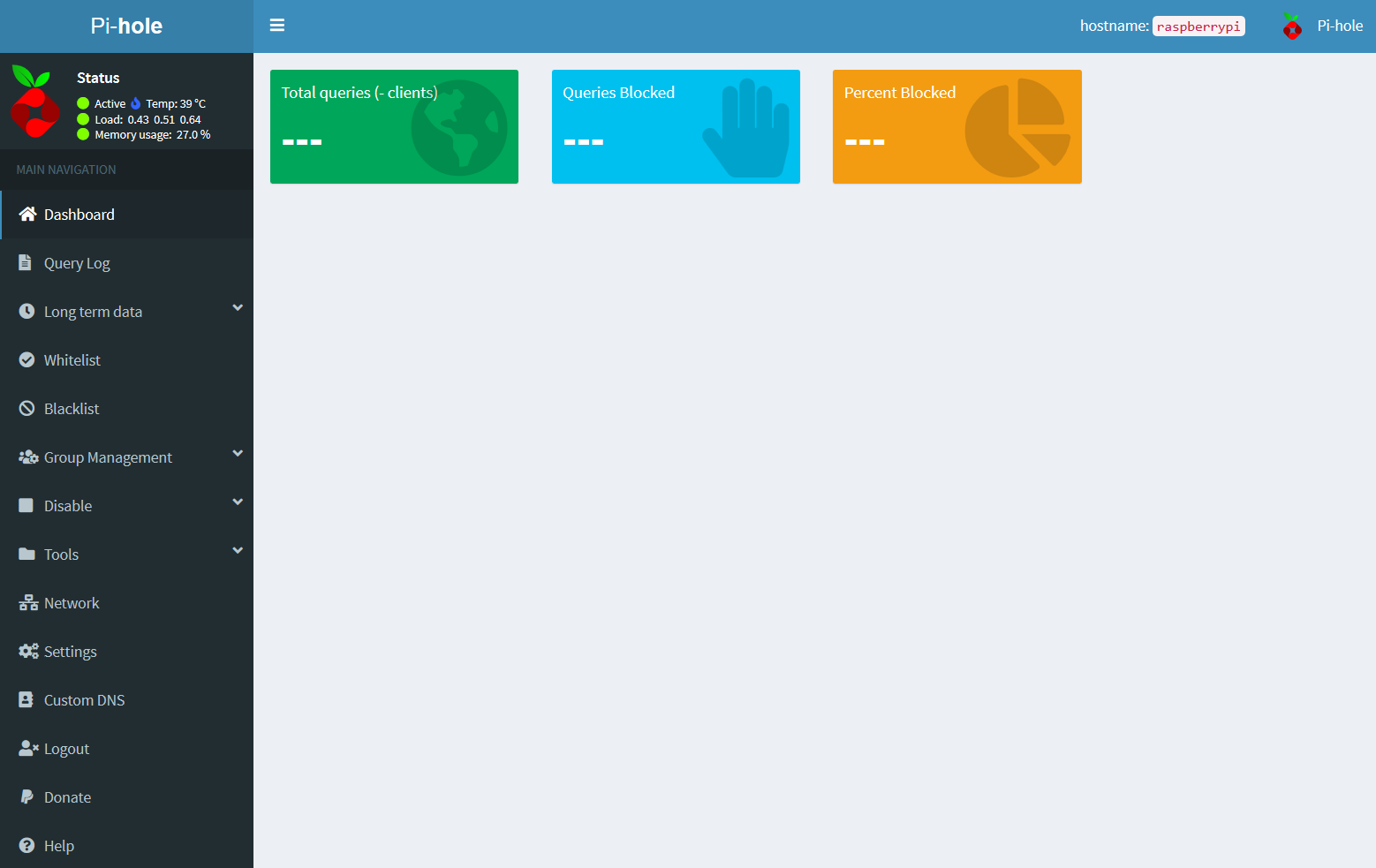 Web interface not loading some pages - Beta 5.0 - Pi-hole Userspace