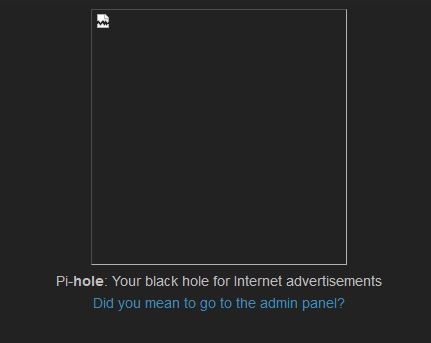Admin page only shows broken image plus links - Help - Pi-hole Userspace