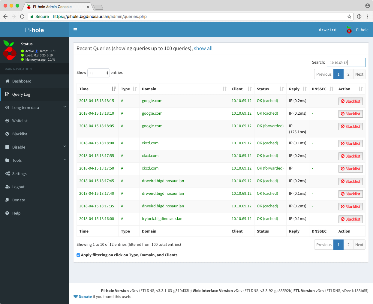 second partial. https: @reginariveroesp arraysr… ... Client on second segment doesn't see query responses? - Help - Pi-hole ...
