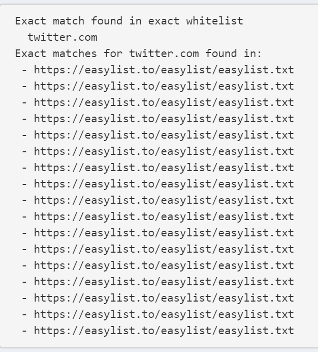 Easylist blocking everything - Beta 5.0 - Pi-hole Userspace