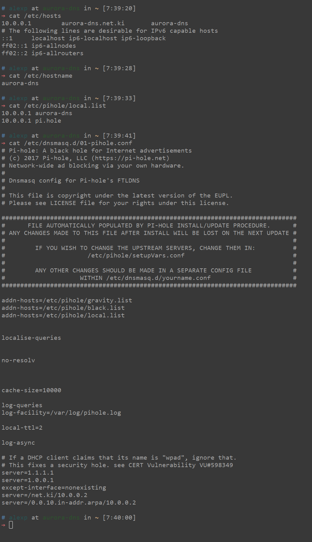 Pi-Hole displays wrong hostname on nslookup - Help - Pi-hole Userspace