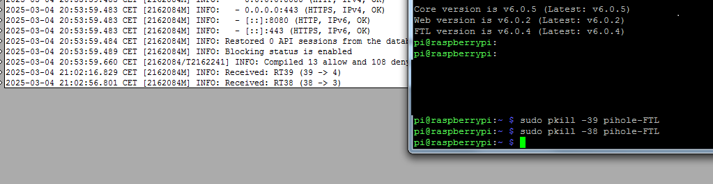 Signal documentation for v6 - Help - Pi-hole Userspace