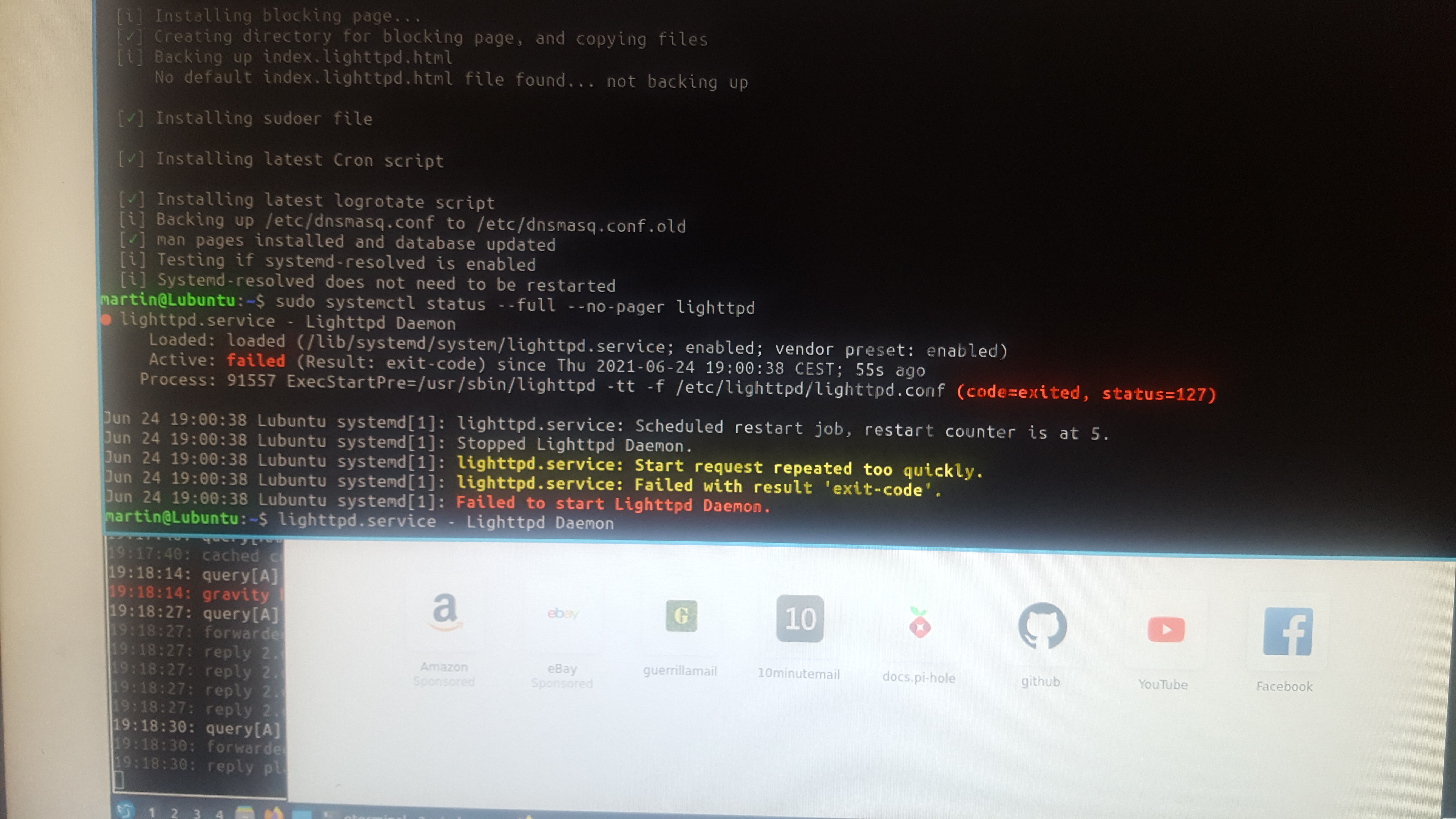 Web interface does not load - Help - Pi-hole Userspace