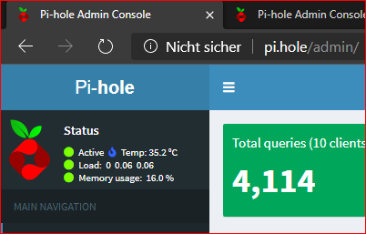 Can't connect to admin page - Help - Pi-hole Userspace
