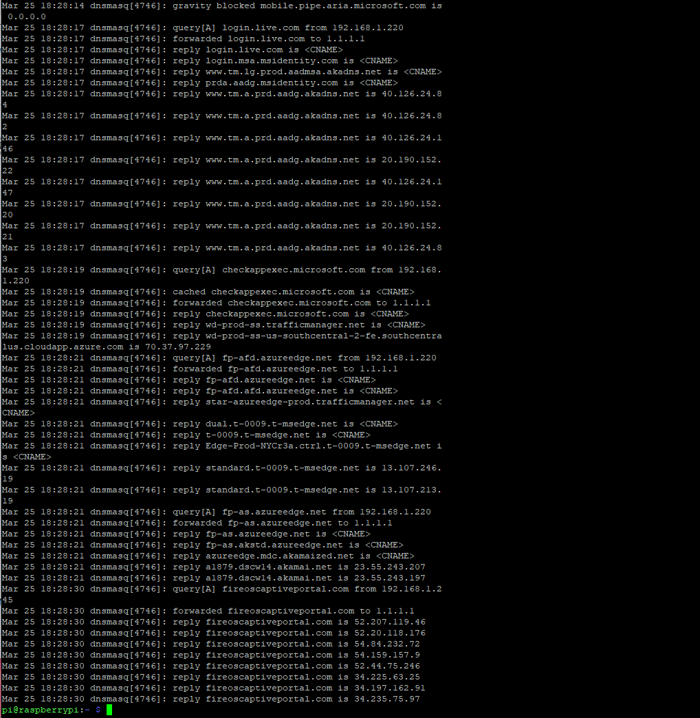 Cannot See recent Queries - Help - Pi-hole Userspace