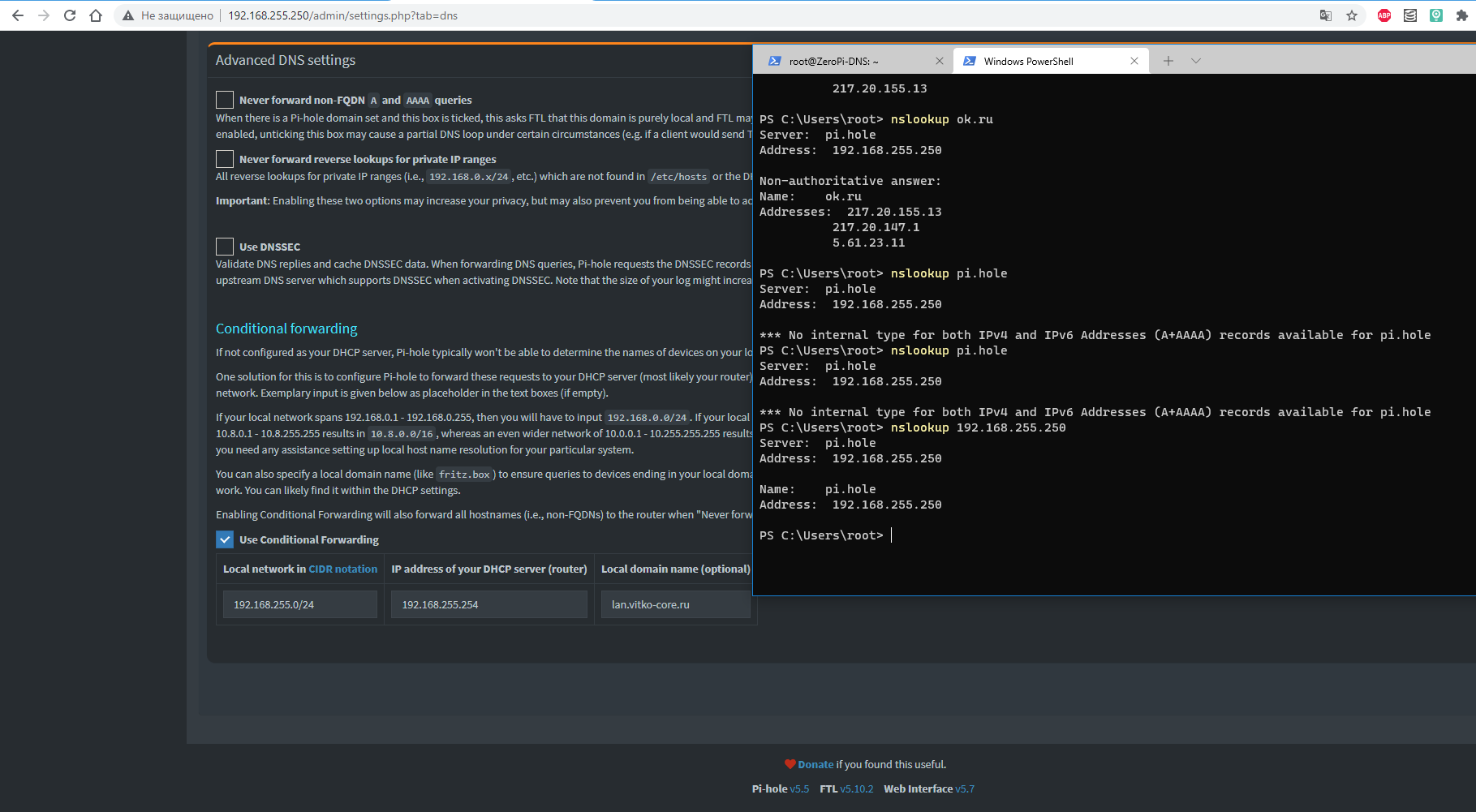 #2 Can’t find pi.hole: No answer - Help - Pi-hole Userspace