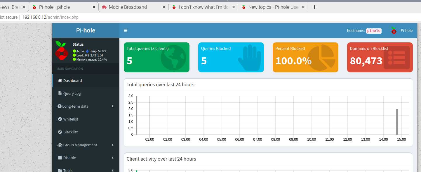 No Clients in pihole - Help - Pi-hole Userspace