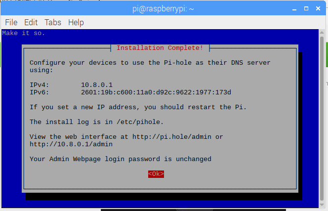 Can't access admin page - Help - Pi-hole Userspace